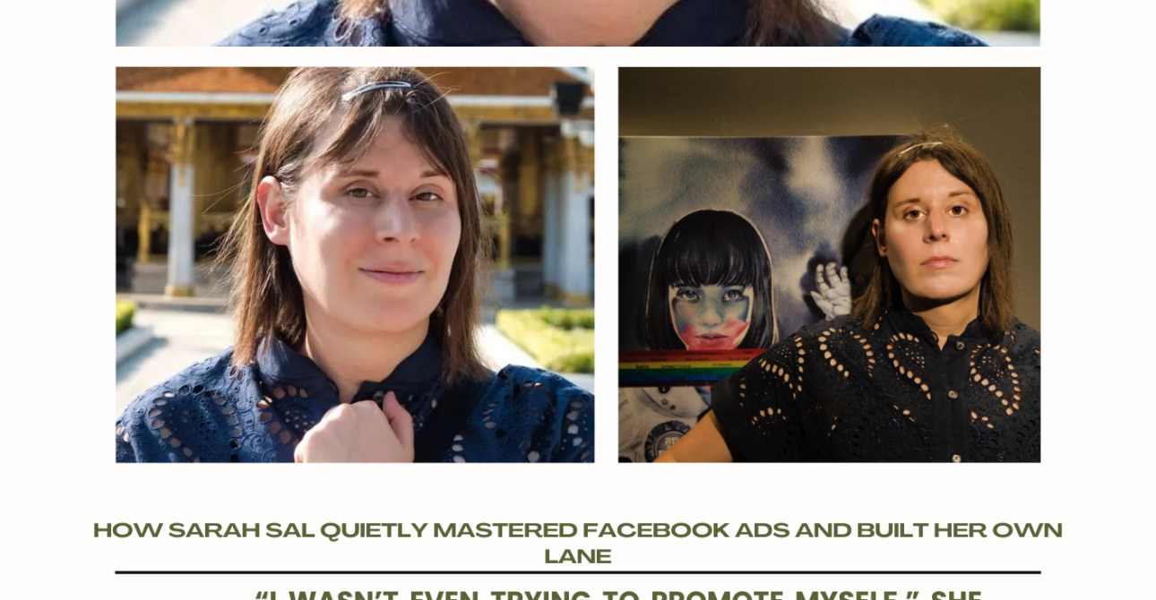 How Sarah Sal Quietly Mastered How To Run Profitable Facebook Ads And Built Her Own Lane